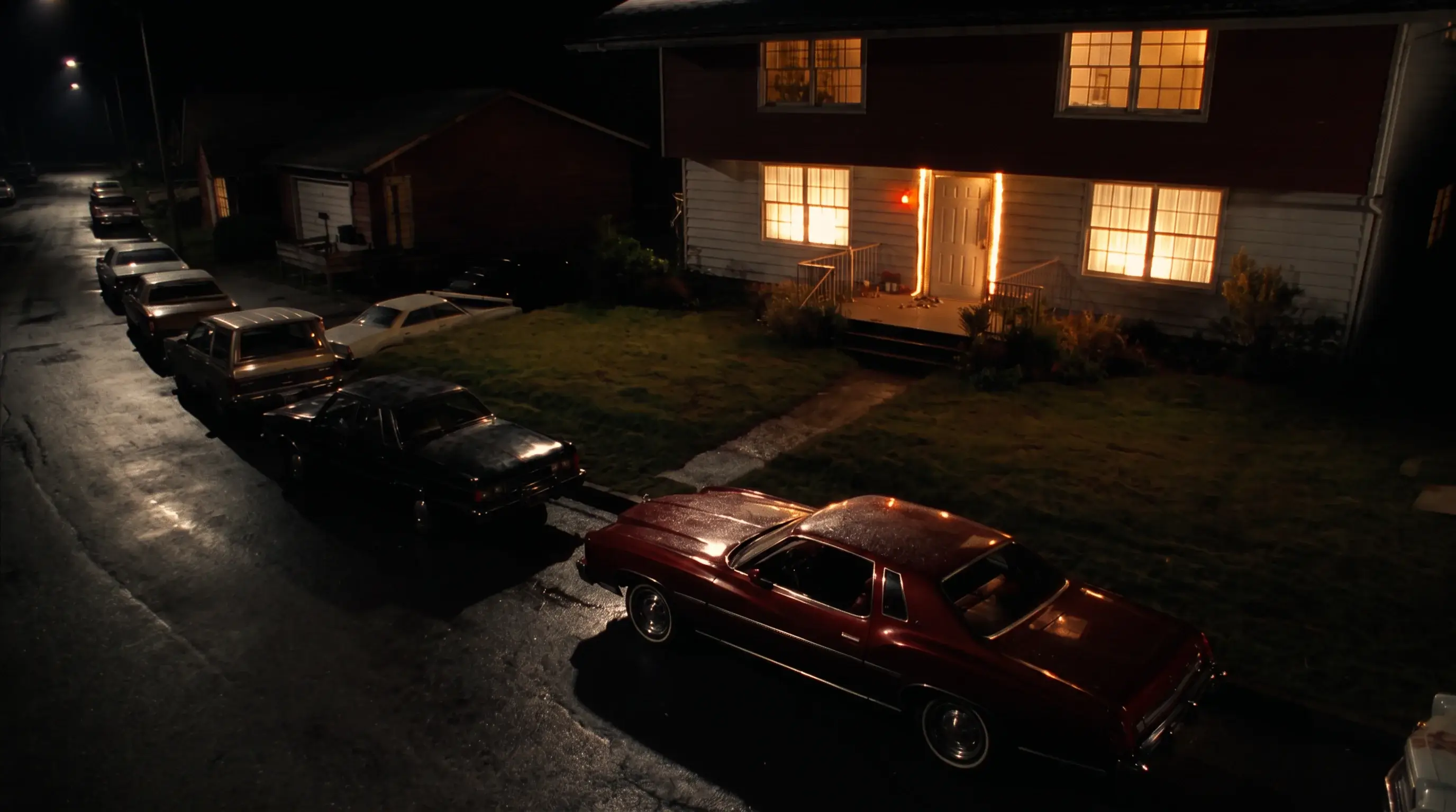 The house at night, from Déjà Vu